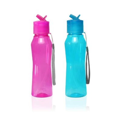Amor Sipper Plastic Bottle 500ml, Set of 2