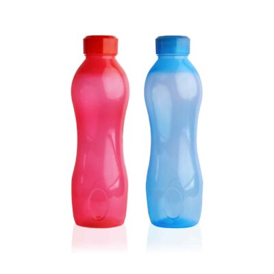 Selva PP Plastic Bottle 1000ml, Hot & Cold Fliptop Bottle, Set of 2
