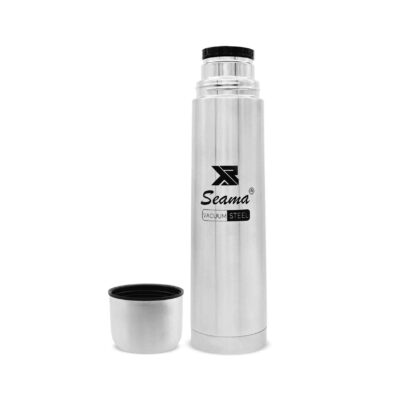Aires 1000ml Thermosteel,Vacuum Flask (Silver)