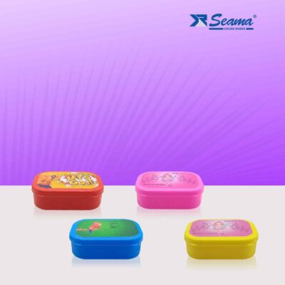 Dumbo Plastic Snacks Box for Kids, Set of 2, Assorted Colors