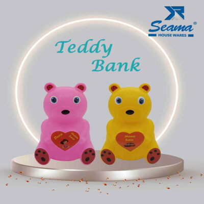 Teddy Money Bank,  Teach Kids the Joy of Saving, Set of 2