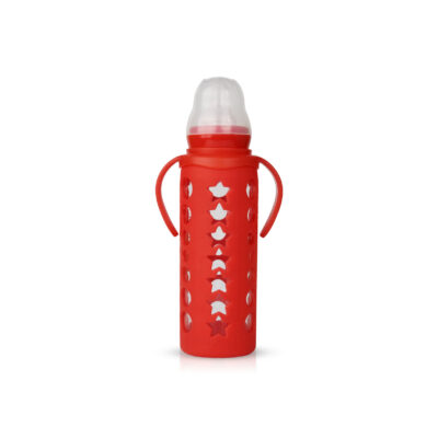 Helio Glass Feeding Bottle 250ml, Pure Safety for Your Little One