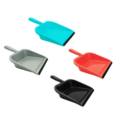 Superlife Strip Plastic Dust Pan, Set of 4, Multicolor