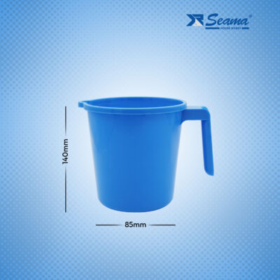 Vikranthi Plastic Bucket and Mug Set, Experience the Stylish Essentials, Blue Color